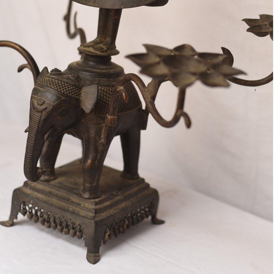 Antiquities from Khajuraho | Elephant Diya stand
